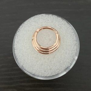 Maria Tash Hiranya Earring, 14k Rose Gold, 8mm 16g